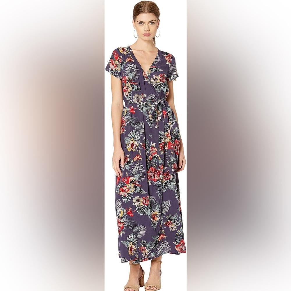 Roxy Women's District Day Maxi Wrap Dress